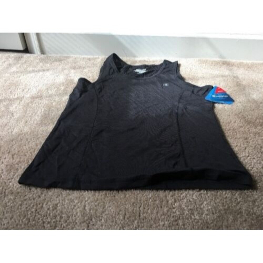 Champion Women's Athletic Tank Top Muscle Shirt Lightweight Size Medium Black